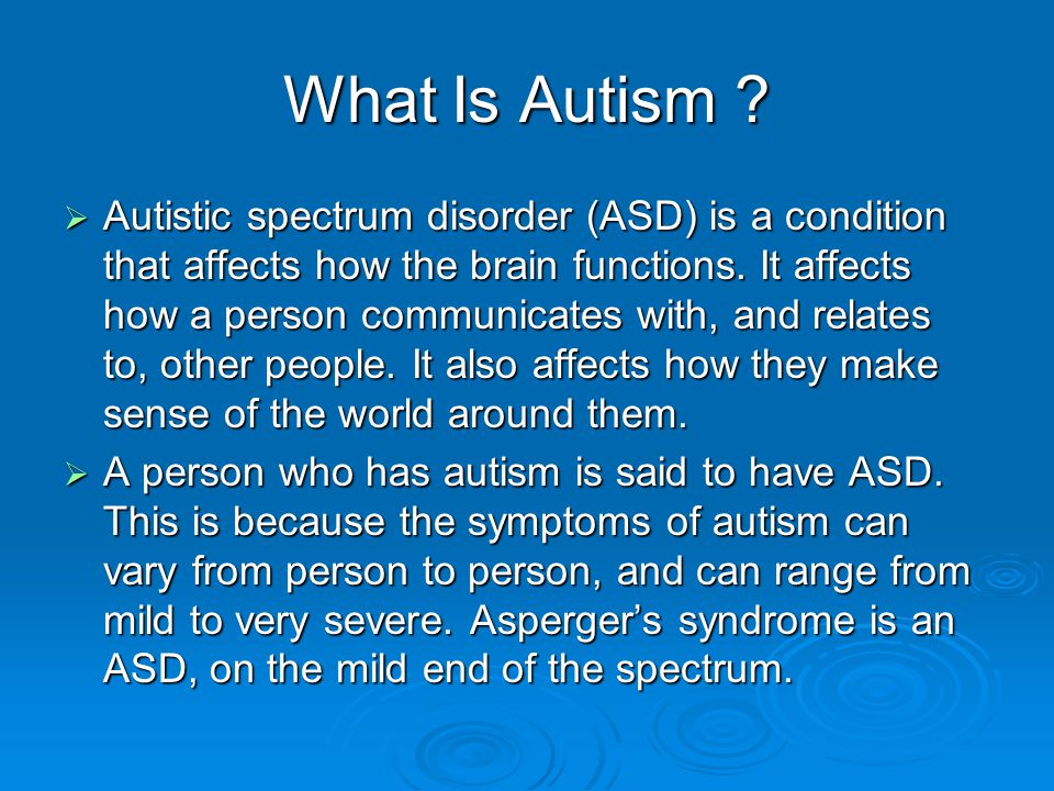 What+Is+Autism
